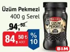 SEREL ÜZÜM PEKMEZİ 400 G SEREL ÜZÜM PEKMEZİ 400 G